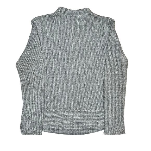 291 Venice Womens Full Zip Gray Moto Sweater Jacket Size 2 - Picture 5 of 12